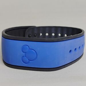 Disney Magic Bands Blue "Alex" Mickey Mouse Park Admission Band ID Bracelet